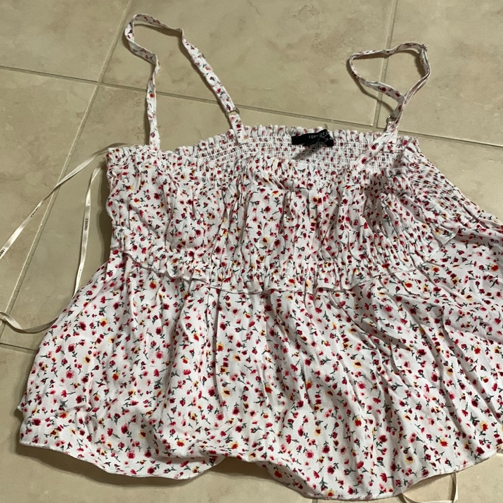 Floral tank top
